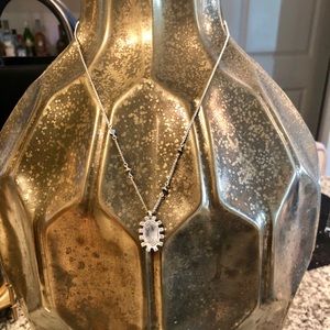 Brett Pendant Necklace In Rock Crystal